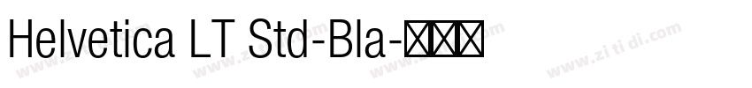 Helvetica LT Std-Bla字体转换
